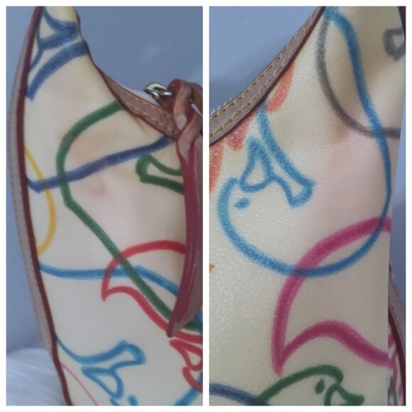 Dooney & Bourke Y2K vintage duck shoulder bag VGUC - Picture 9 of 12